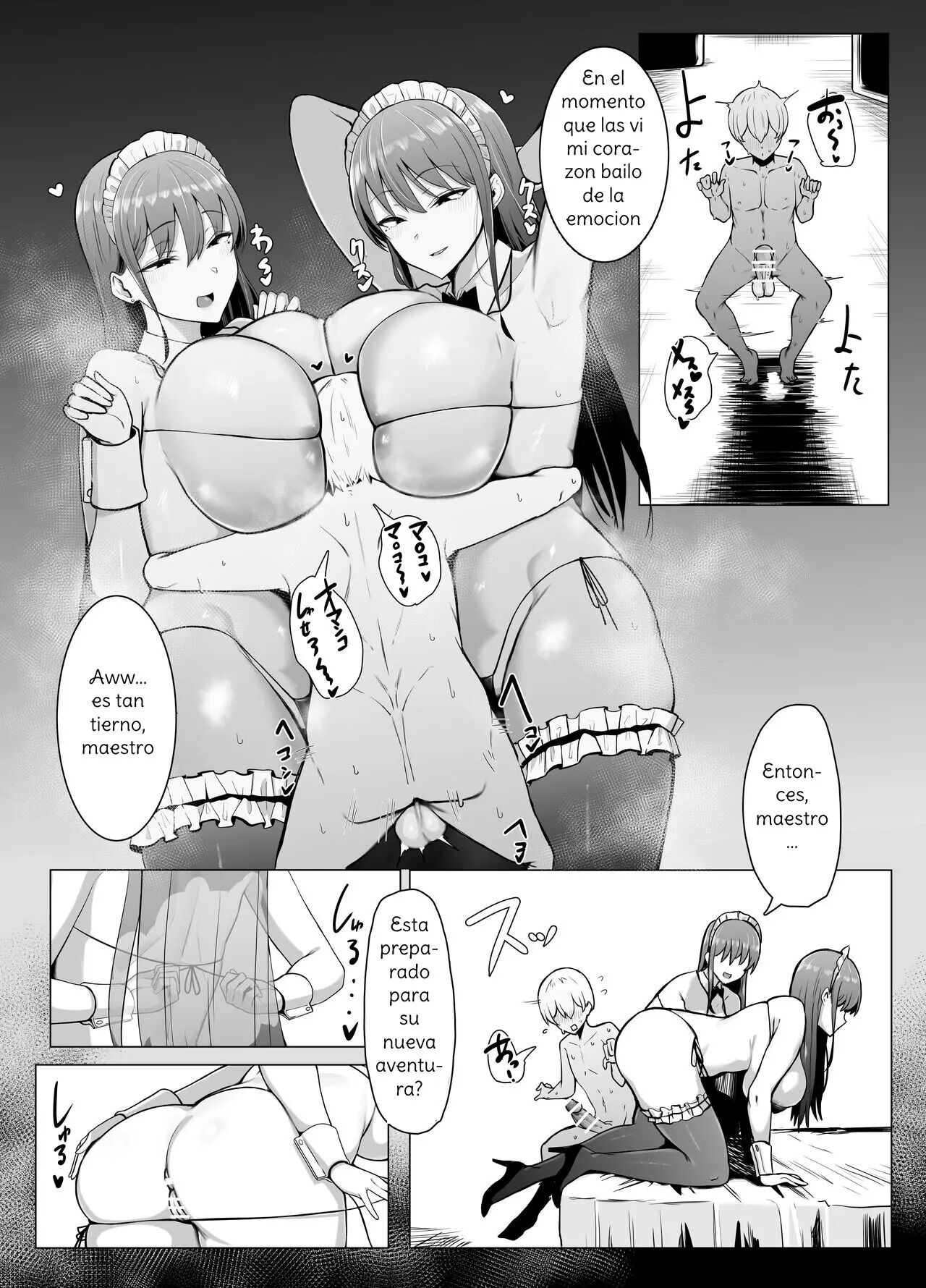 [Joucho Antei (Joucho)] Koushinchou Futago Maid no Ochinpo Lesson