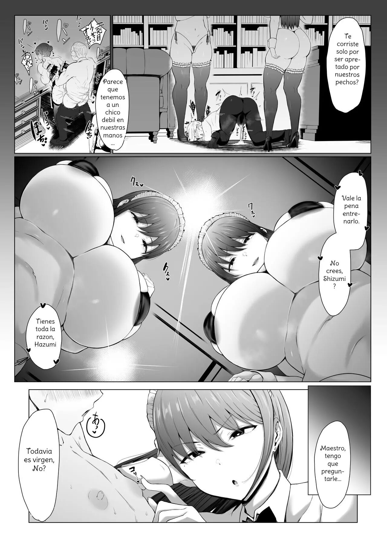 [Joucho Antei (Joucho)] Koushinchou Futago Maid no Ochinpo Lesson