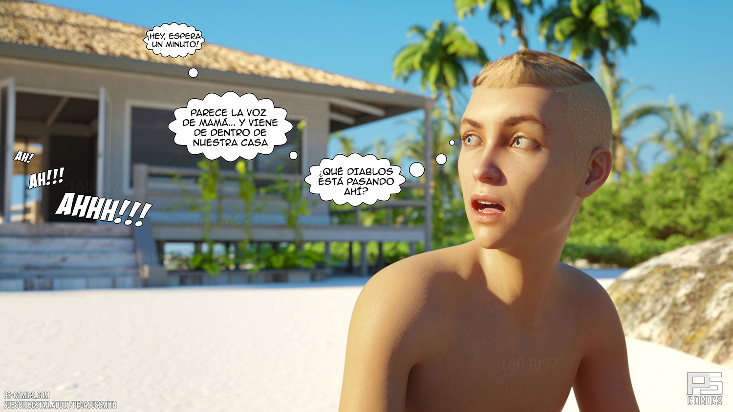 [Pegasus Smith] AU NATUREL — Nudist Resort parte 20 (Comic Porn)