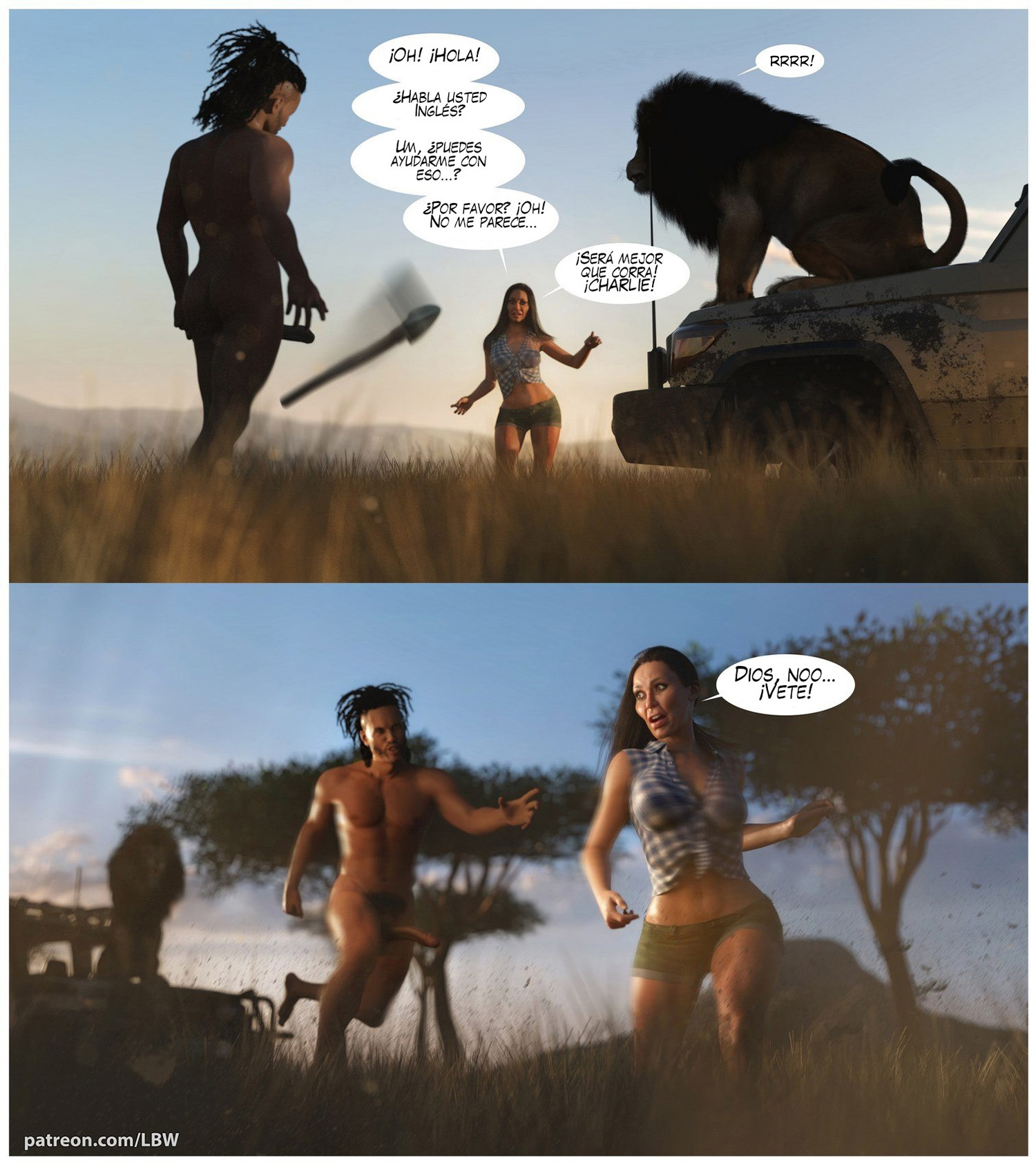 [LBW] The SAFARI ADVENTURE (Comic Porn)