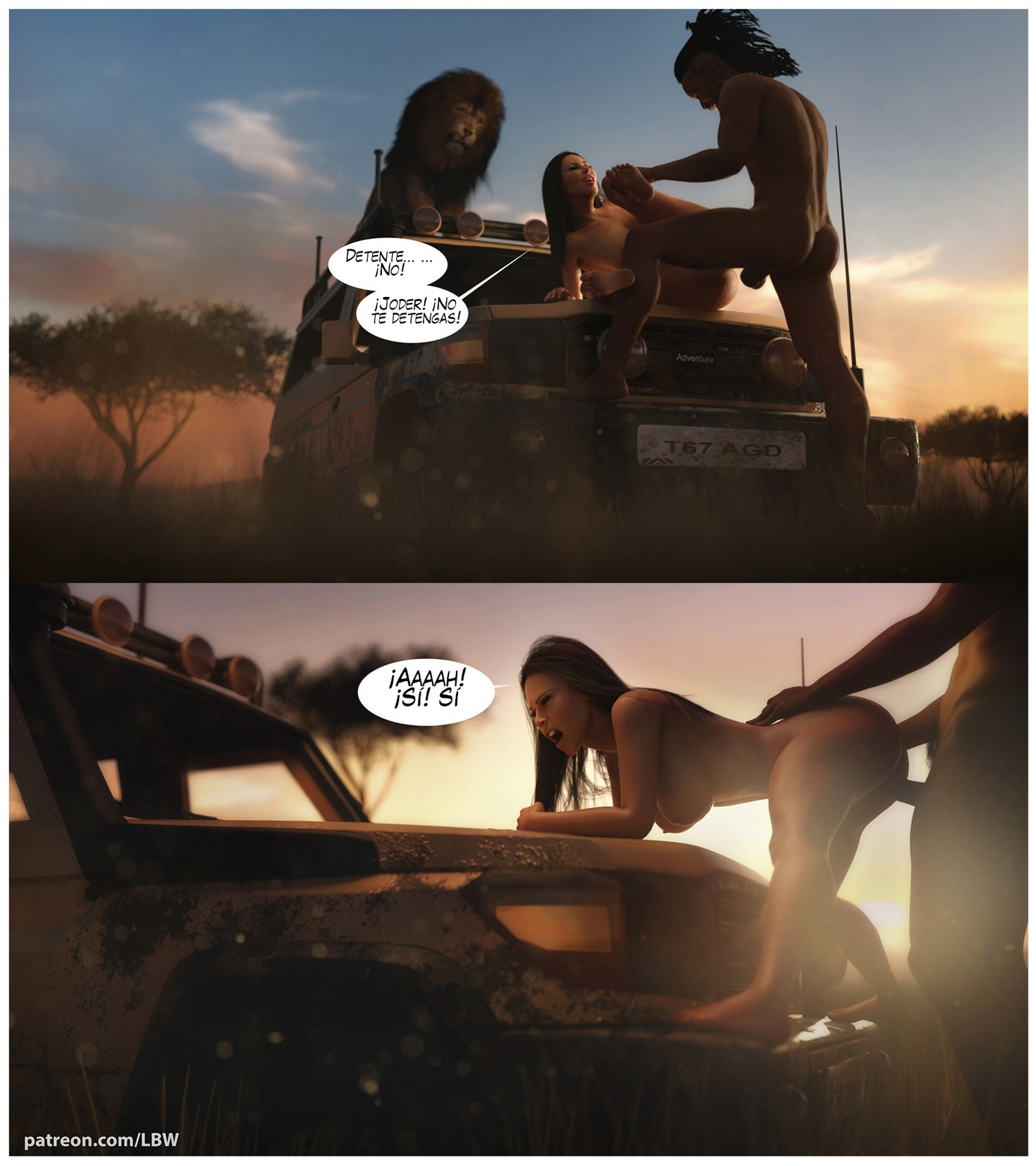 [LBW] The SAFARI ADVENTURE (Comic Porn)