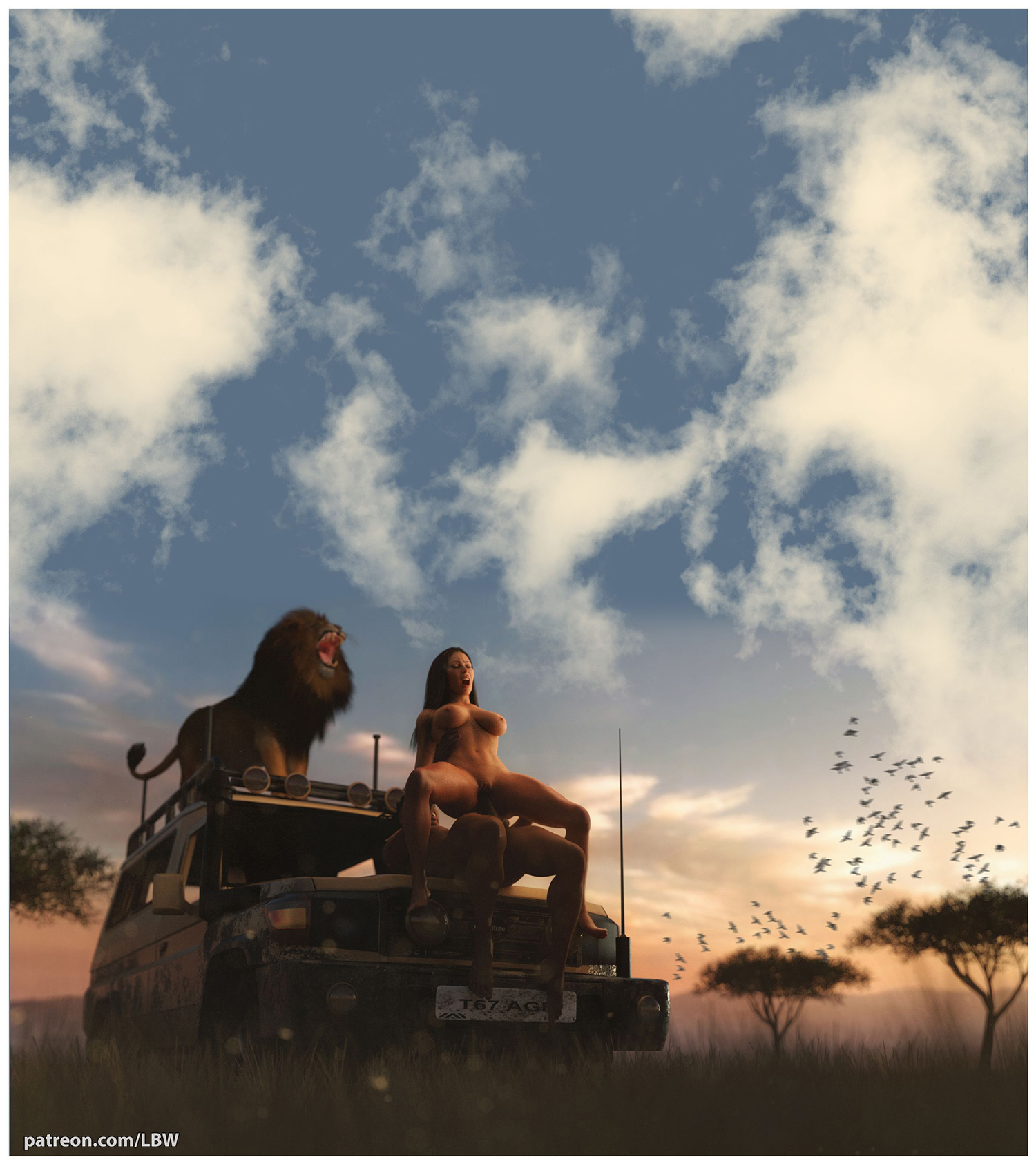 [LBW] The SAFARI ADVENTURE (Comic Porn)