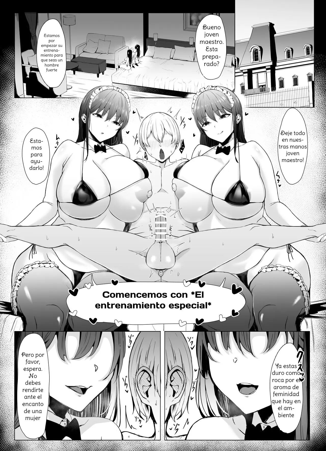 [Joucho Antei (Joucho)] Koushinchou Futago Maid no Ochinpo Lesson