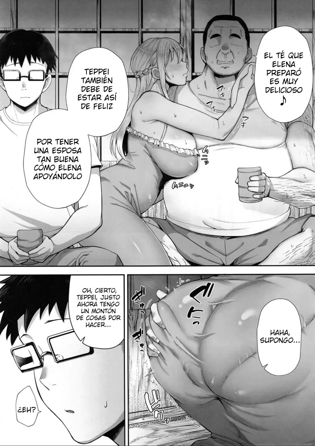 [G.G.BLUE (Gagarin Kichi)] Mi Esposa Tetona Se Está Follando A Mi Tío A Mis Espaldas 2 (Doujins Hentai)