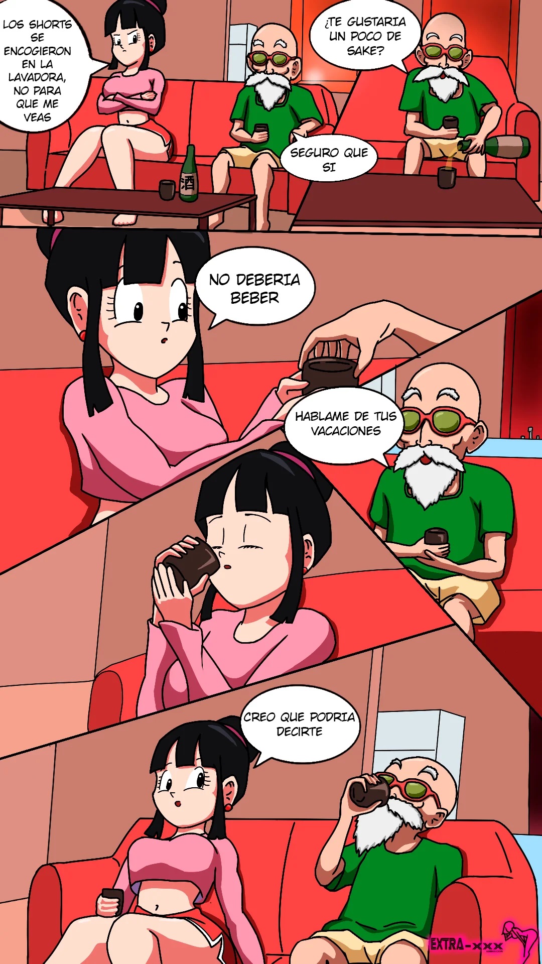 [Extranimacion] CHICHI x ROSHI (Dragon Ball Z)