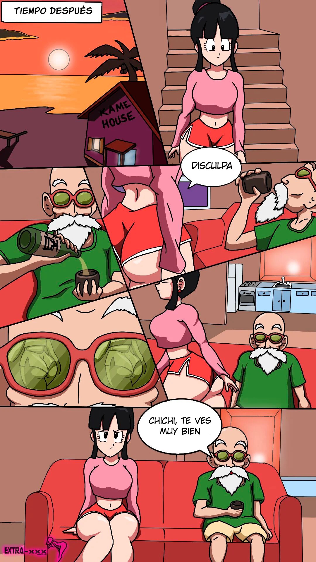[Extranimacion] CHICHI x ROSHI (Dragon Ball Z)