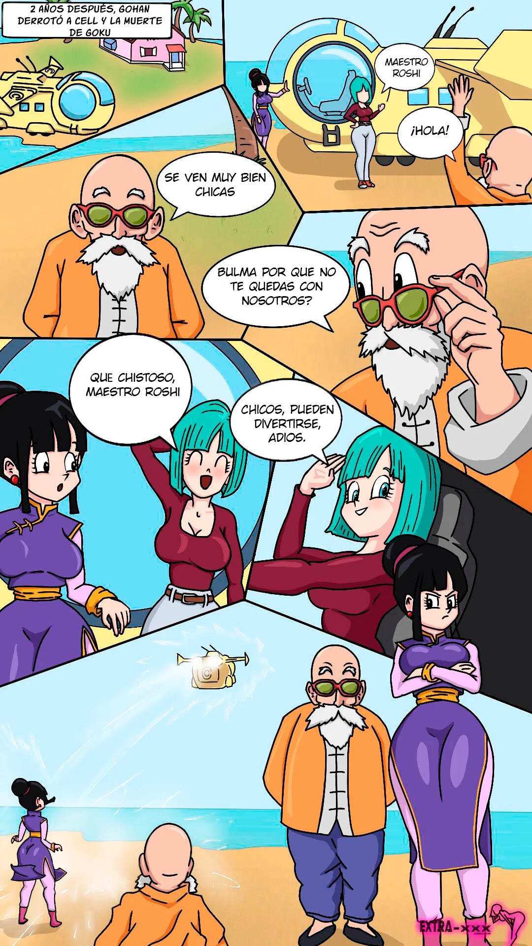 [Extranimacion] CHICHI x ROSHI (Dragon Ball Z)