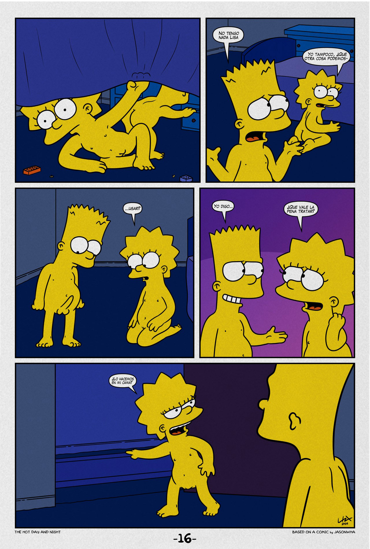 [Jasonwha] The HOT DAY and NIGHT (Los Simpson)