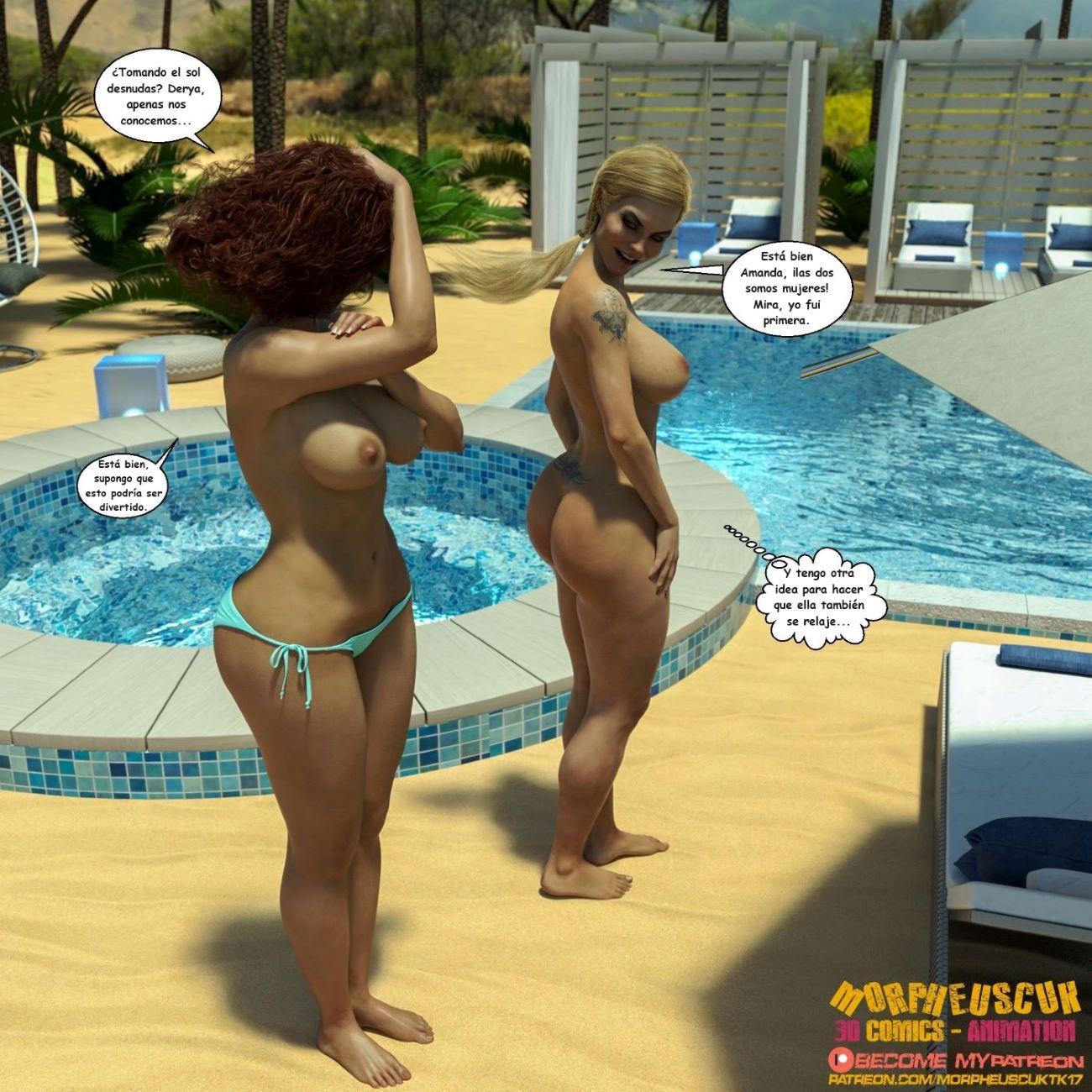 [Morpheuscuk] AMANDA and DERYA (Comic Porn)