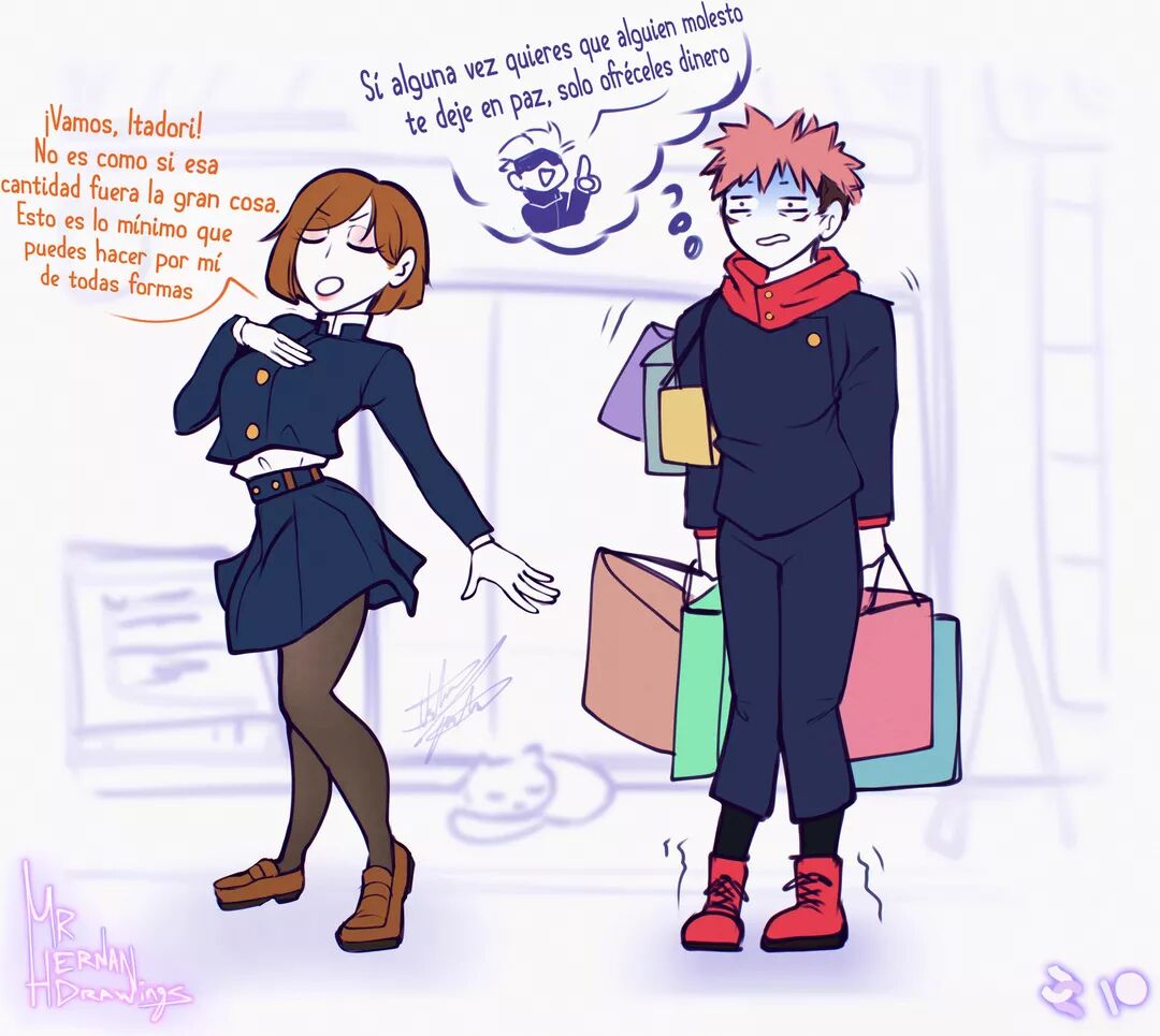 [MrHernanDrawings] Dia de Compras (Jujutsu Kaisen)