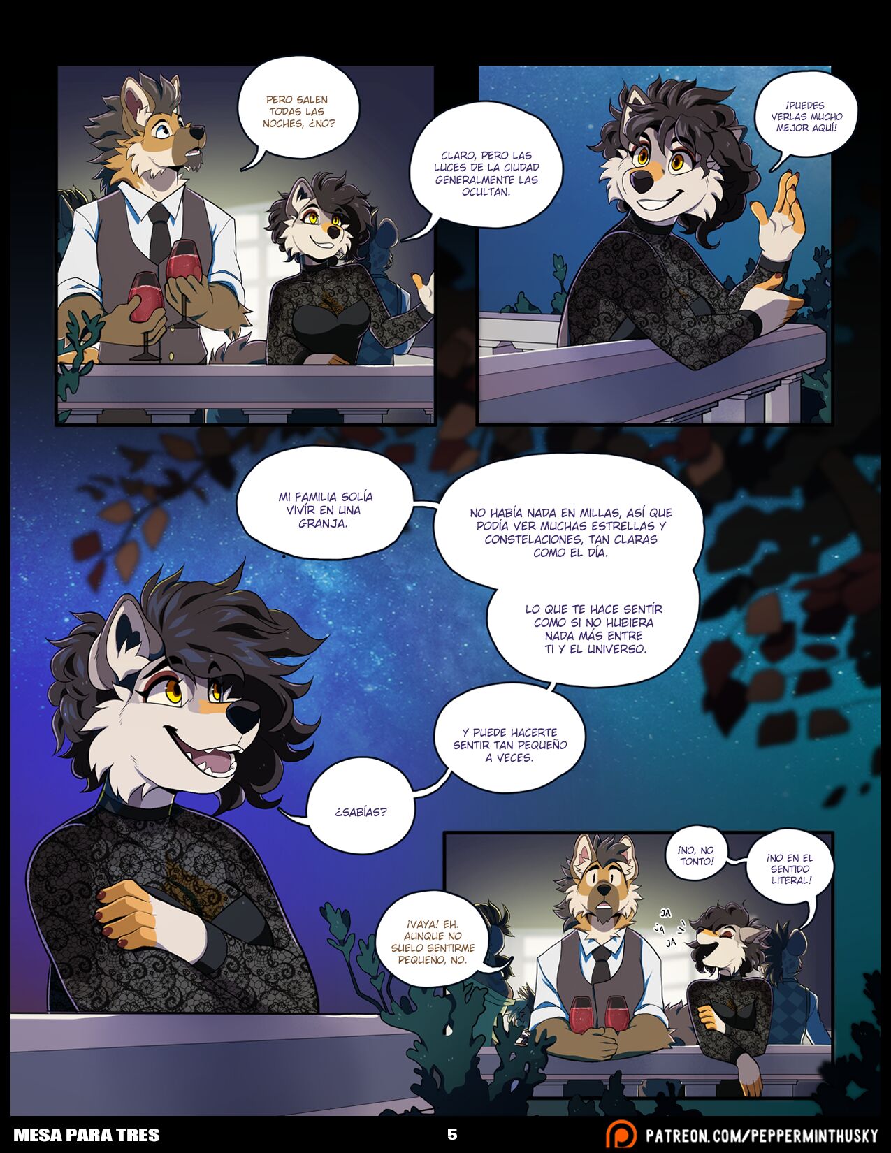 [PeppermintHusky] MESA para TRES (Comic Porn)
