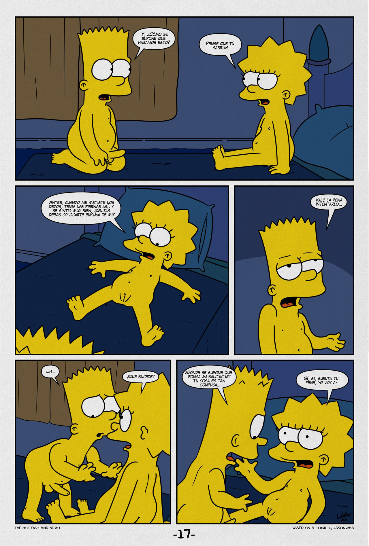 [Jasonwha] The HOT DAY and NIGHT (Los Simpson)