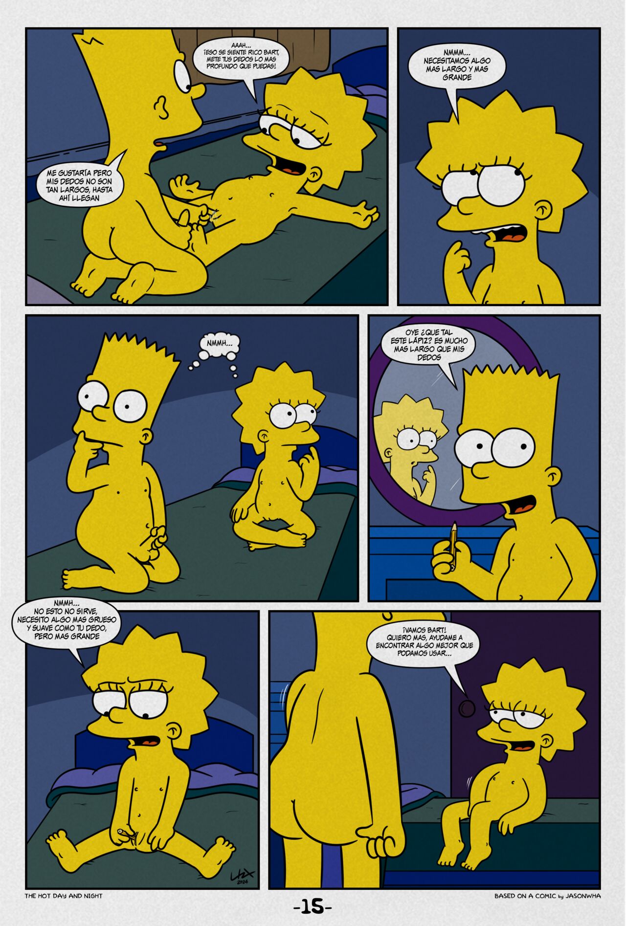[Jasonwha] The HOT DAY and NIGHT (Los Simpson)