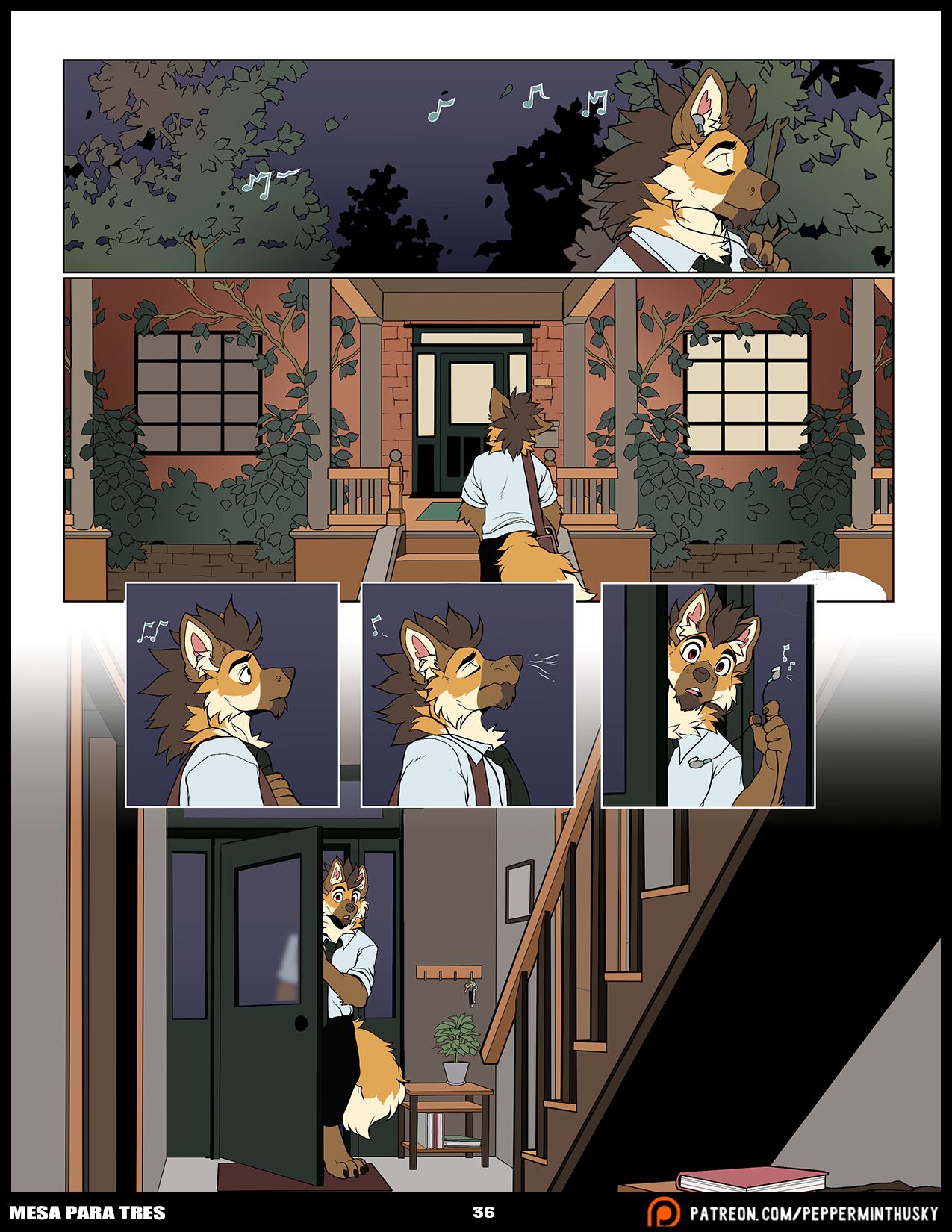 [PeppermintHusky] MESA para TRES (Comic Porn)
