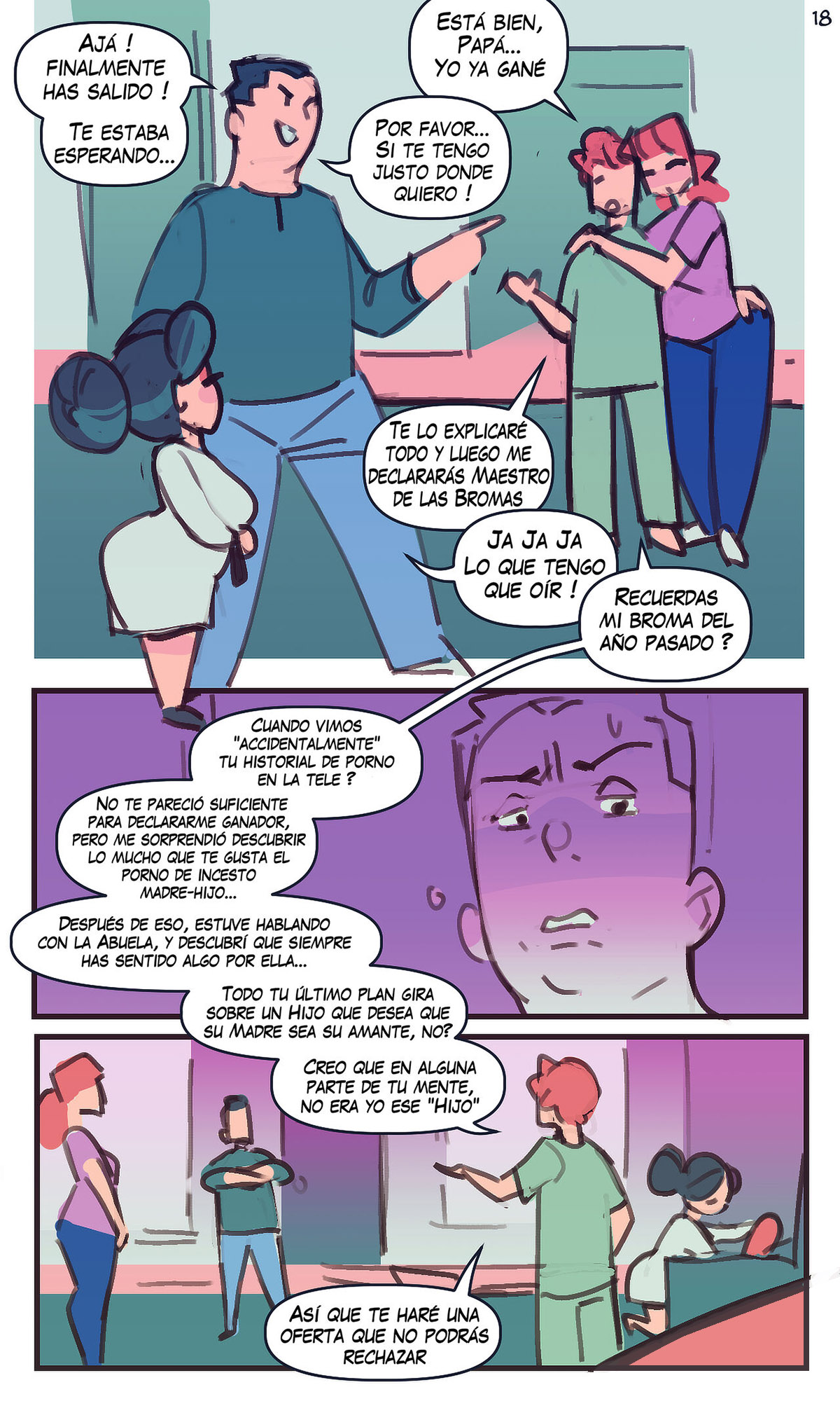 [Not Enough Milk] GUERRA de BROMAS (Comic Porn)