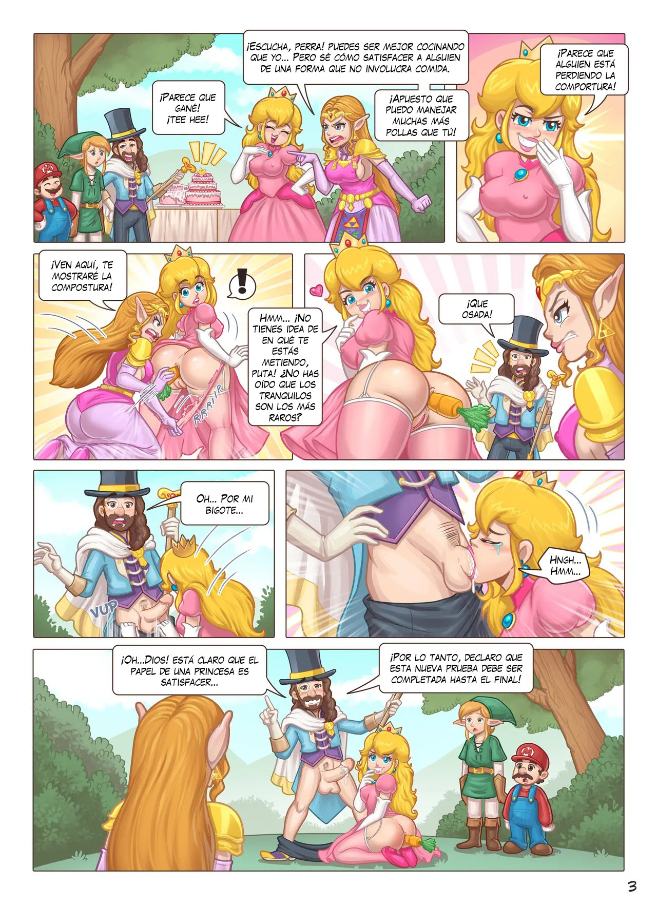 [JinnAcheron] Hot Duels VI — ZELDA vs PEACH (Mario Bros)