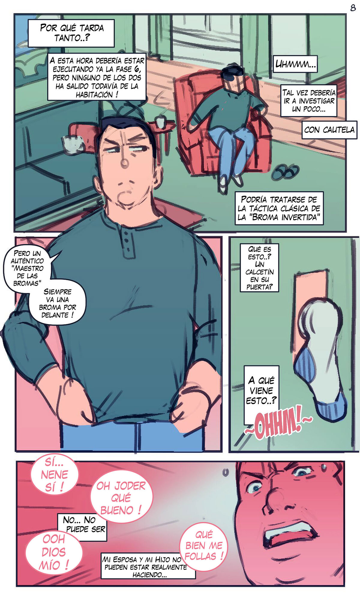 [Not Enough Milk] GUERRA de BROMAS (Comic Porn)