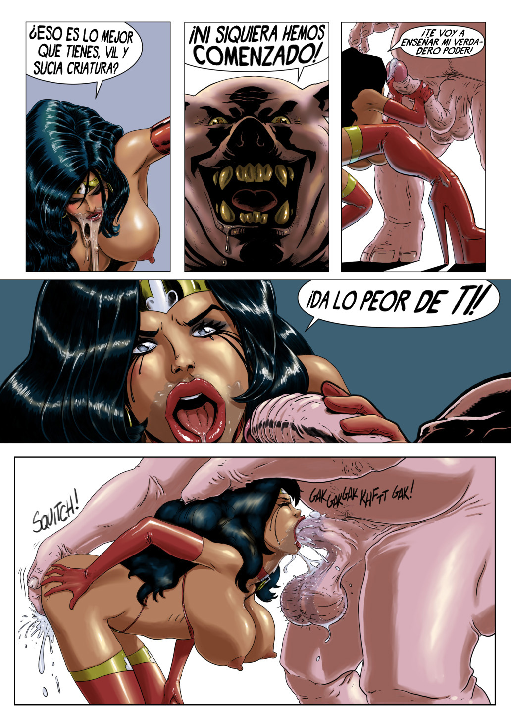 [Fenris Comix] WONDERCUNT parte 1 (Comic Porn)