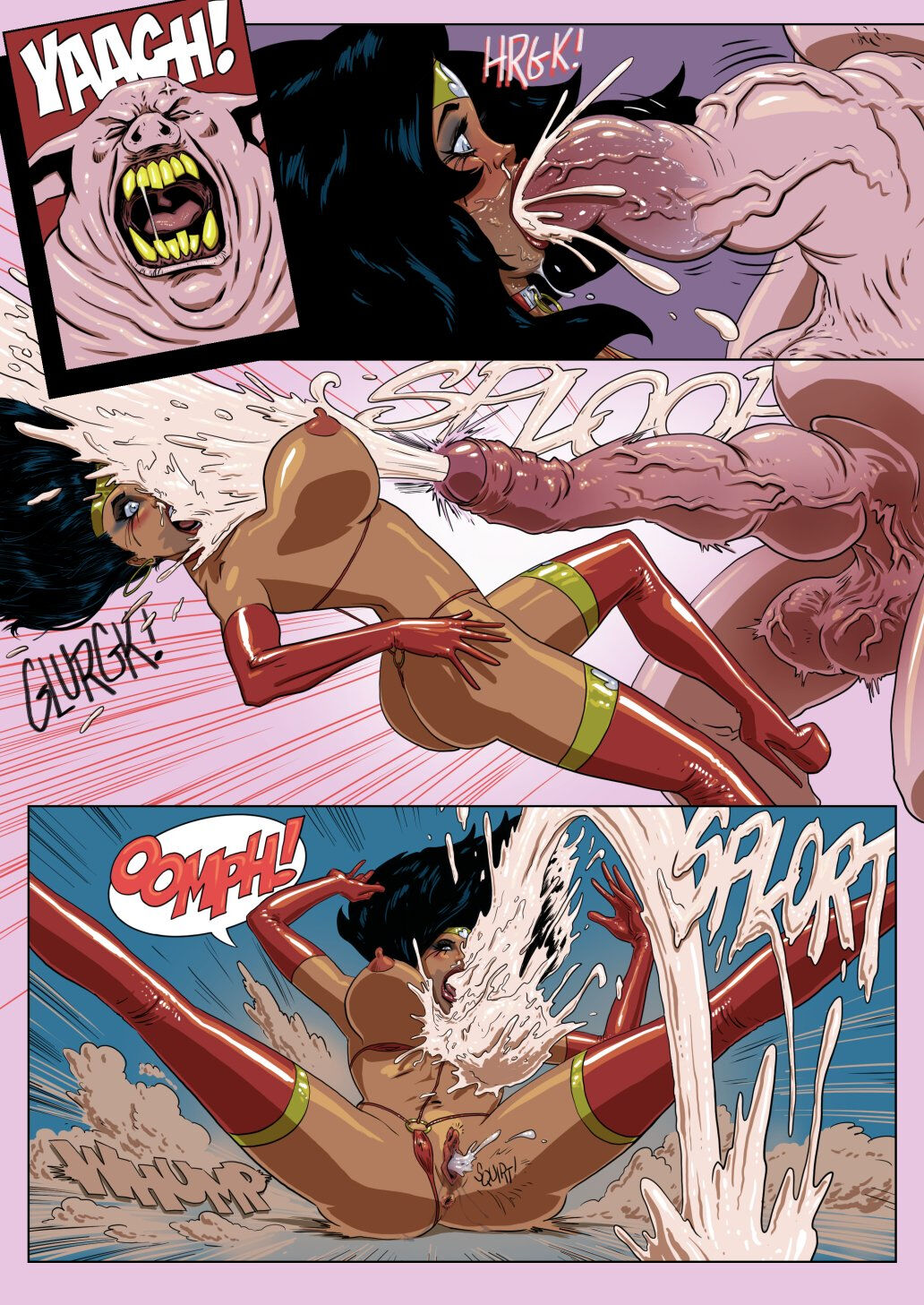 [Fenris Comix] WONDERCUNT parte 1 (Comic Porn)