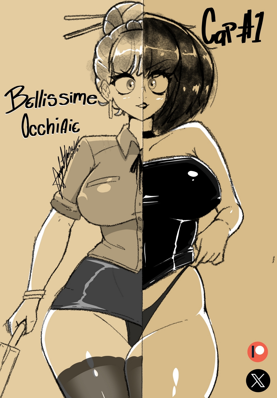[Andy Hero y Gustab Solis] Bellisime Occhiaie Cap 1 — (Comic Porn)