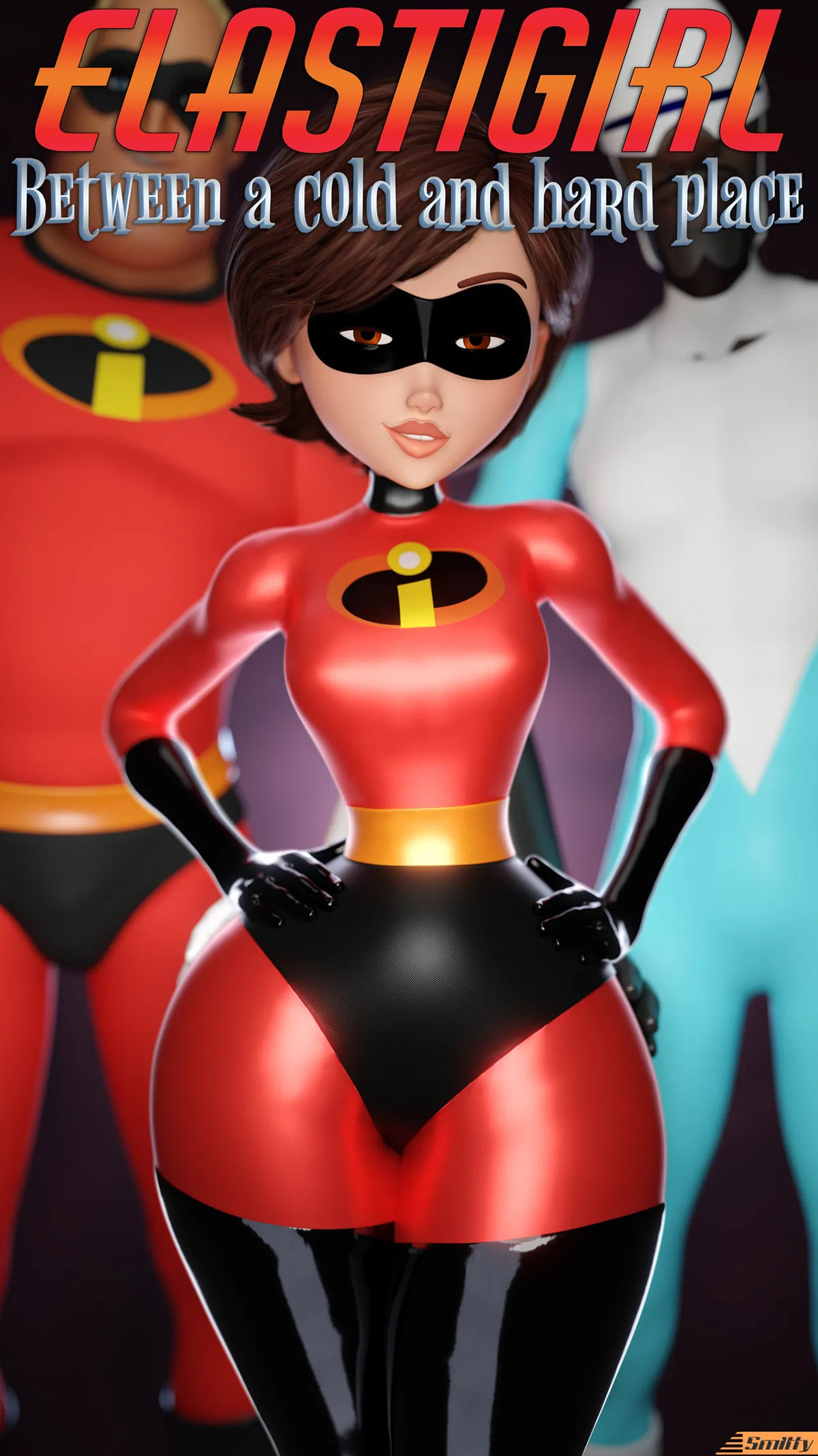 [Smitty] ELASTIGIRL entre una Fria y Dura Pared (Los Increíbles)