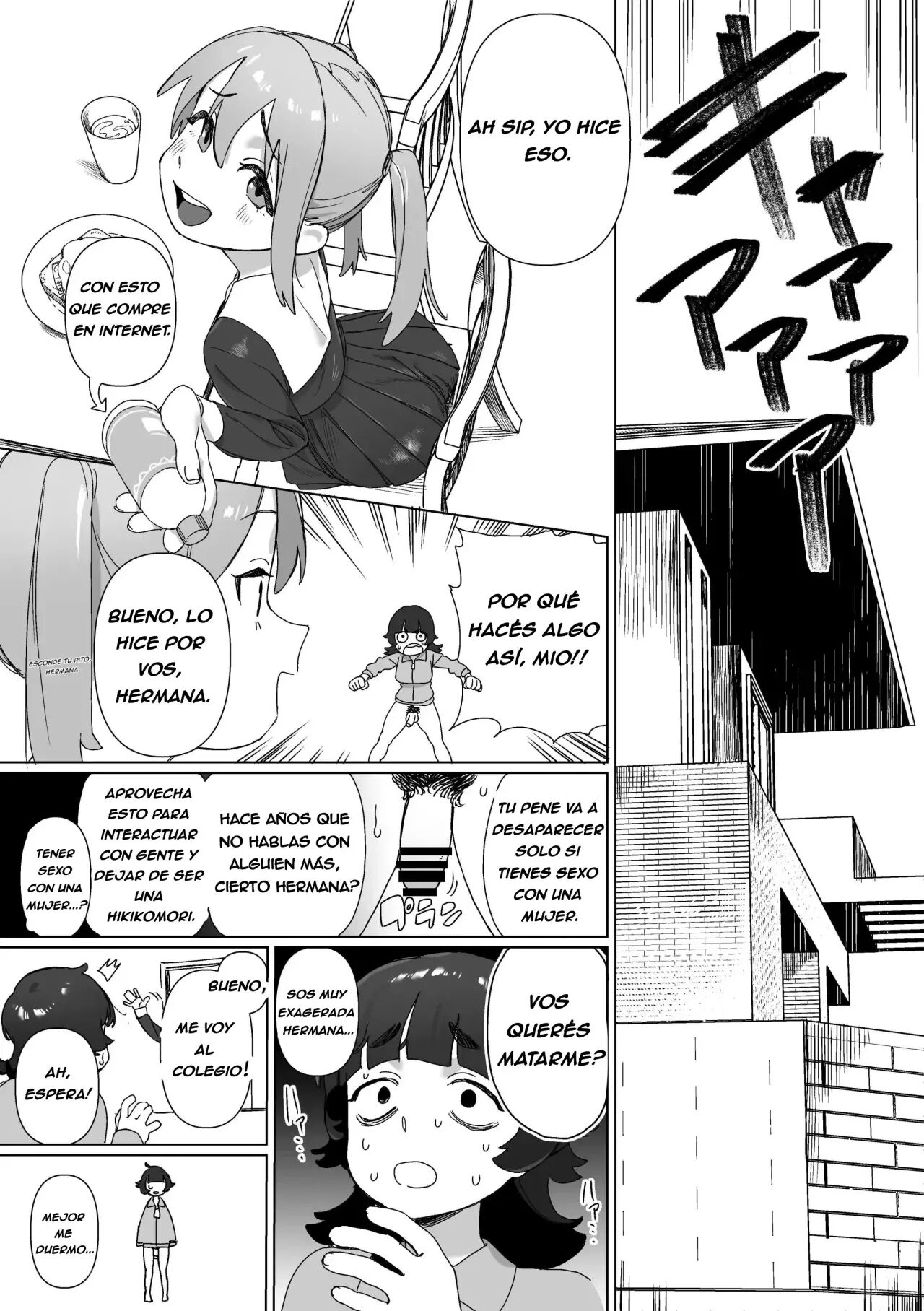 [Ekogi] Cuando a Mi Hermana (Que es Una Hikikomori) le Creció un Pene