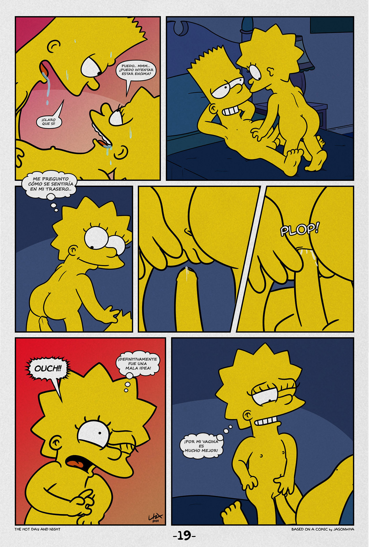 [Jasonwha] The HOT DAY and NIGHT (Los Simpson)