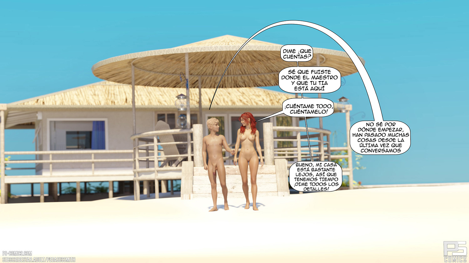 [Pegasus Smith] AU NATUREL – Nudist Resort parte 23 (Comic Porn)