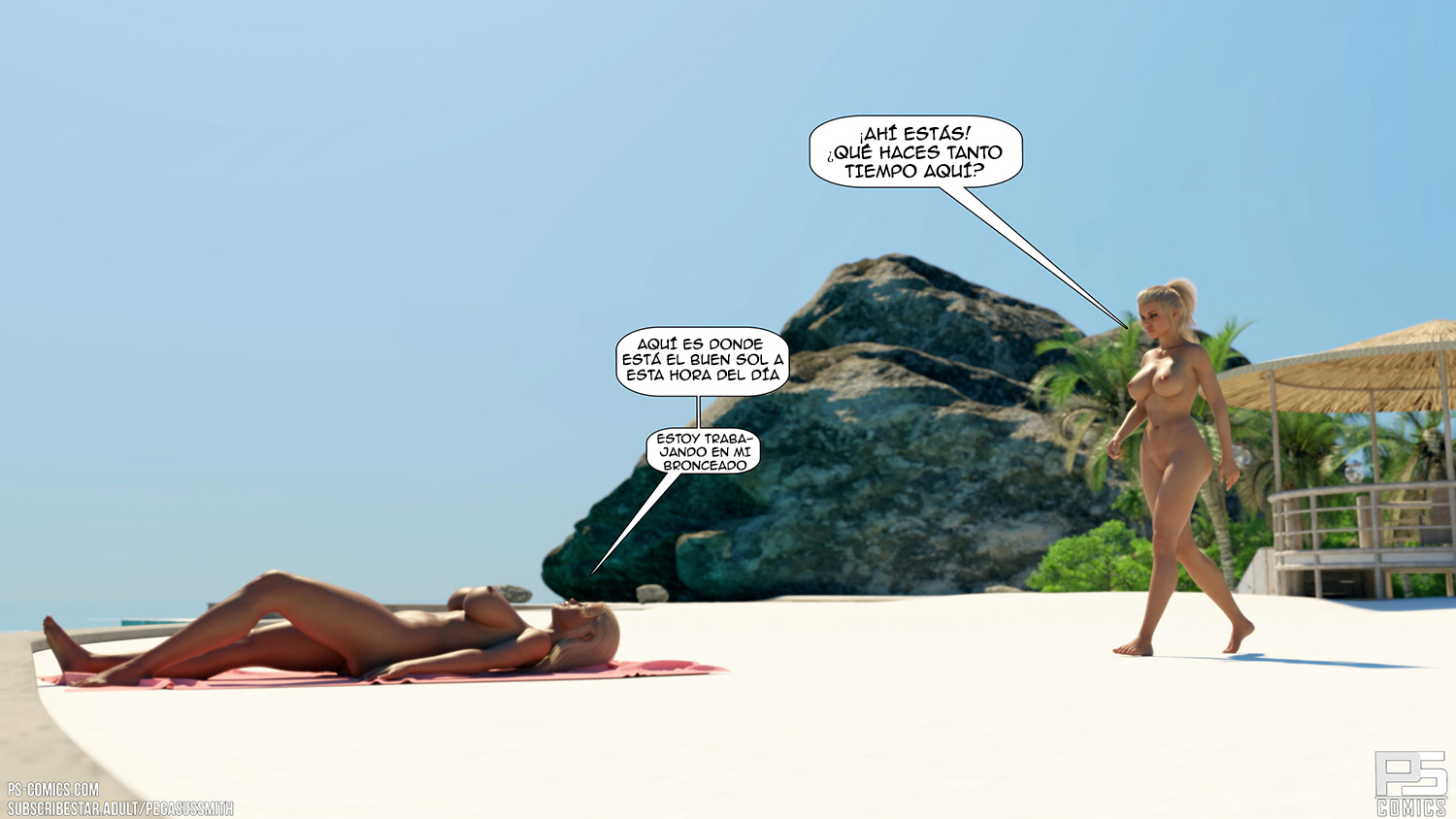 [Pegasus Smith] AU NATUREL – Nudist Resort parte 23 (Comic Porn)