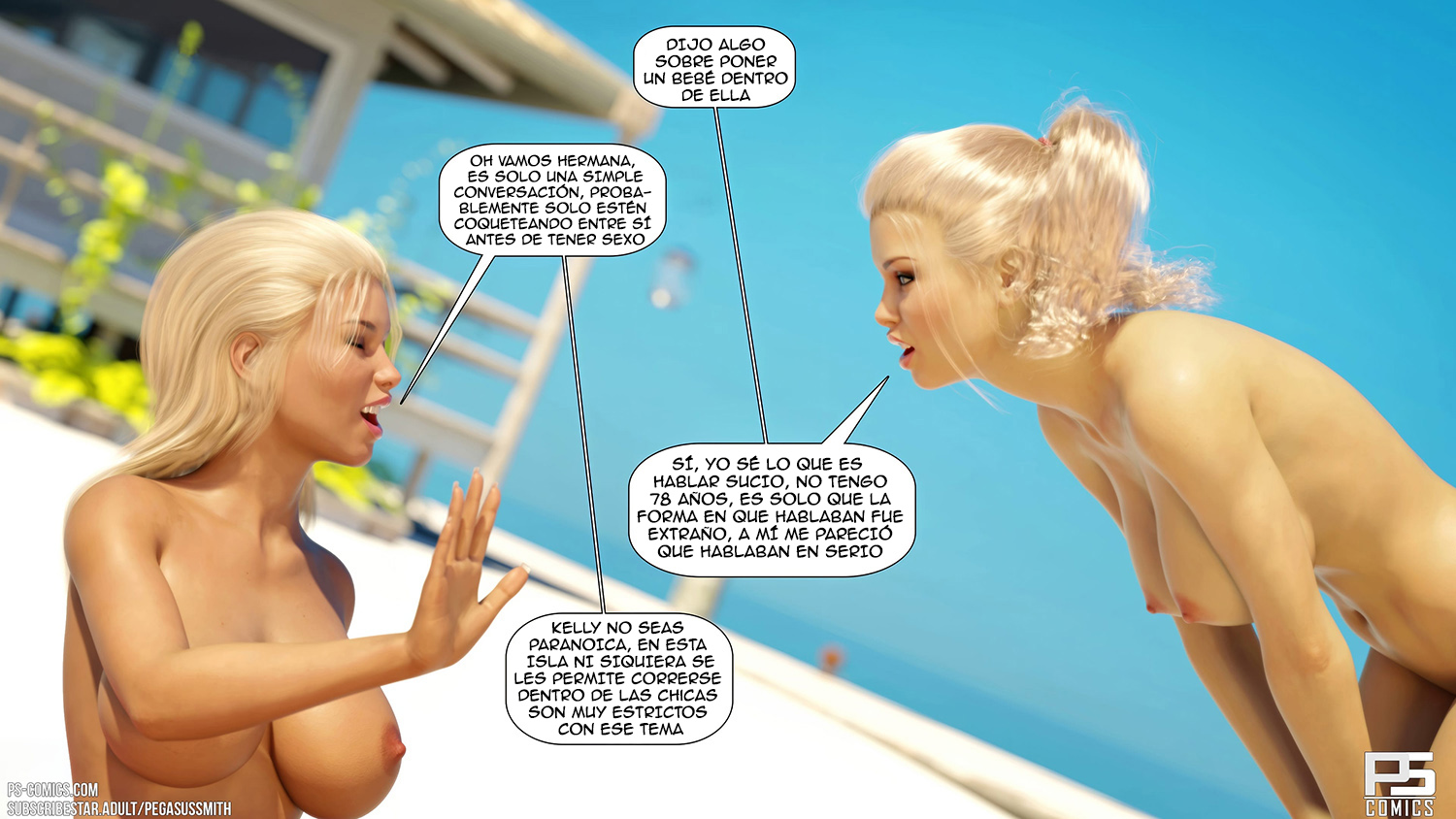 [Pegasus Smith] AU NATUREL – Nudist Resort parte 23 (Comic Porn)