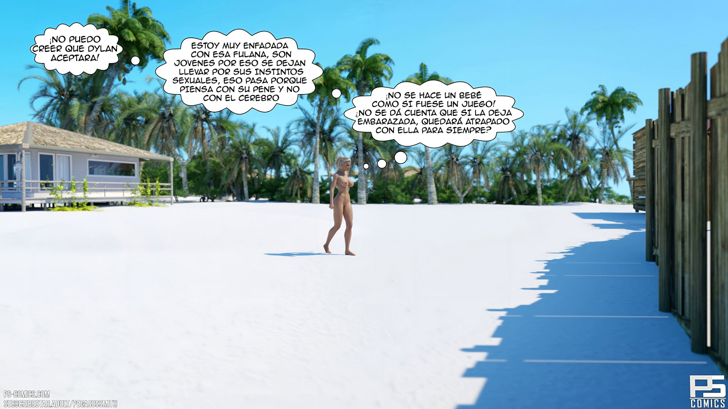 [Pegasus Smith] AU NATUREL – Nudist Resort parte 23 (Comic Porn)