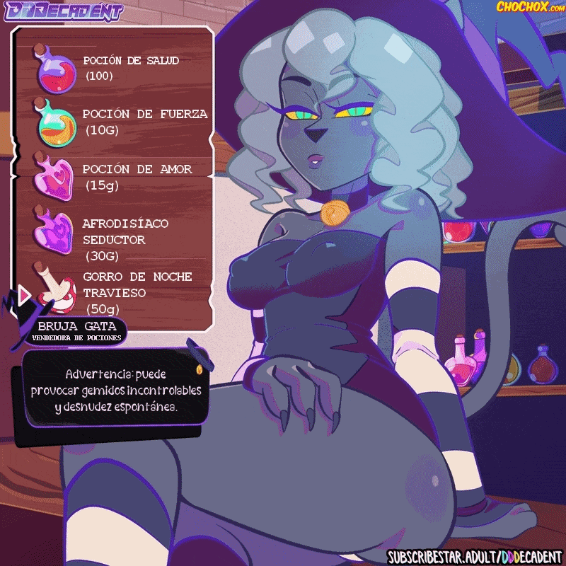 CatWitch Panties and Potions – KissClaw