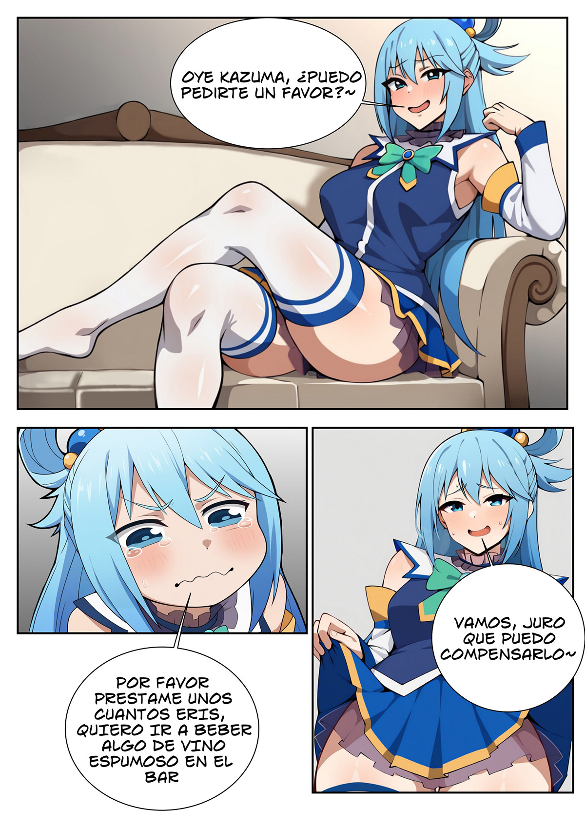 [Jcup Studios] Mi Primera Vez fue con una Diosa inutil – (Konosuba)