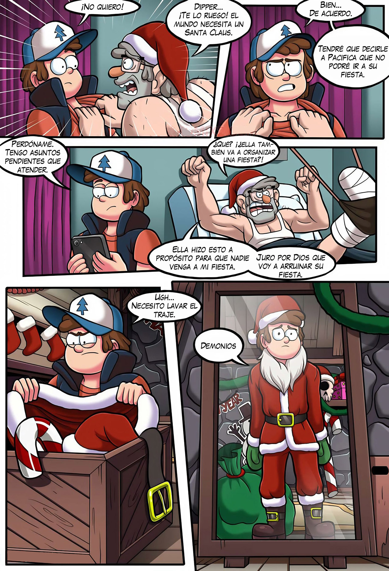 [John Doe] New Year Party with a Pink Bear (Gravity Falls)