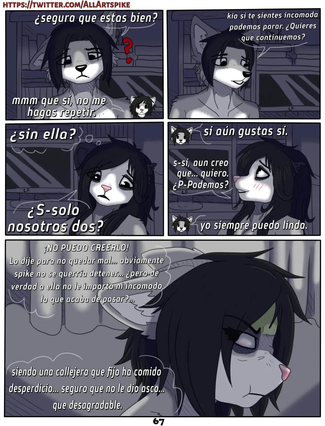 [Spikethefurry] FIRST HOME (Comic Porn)