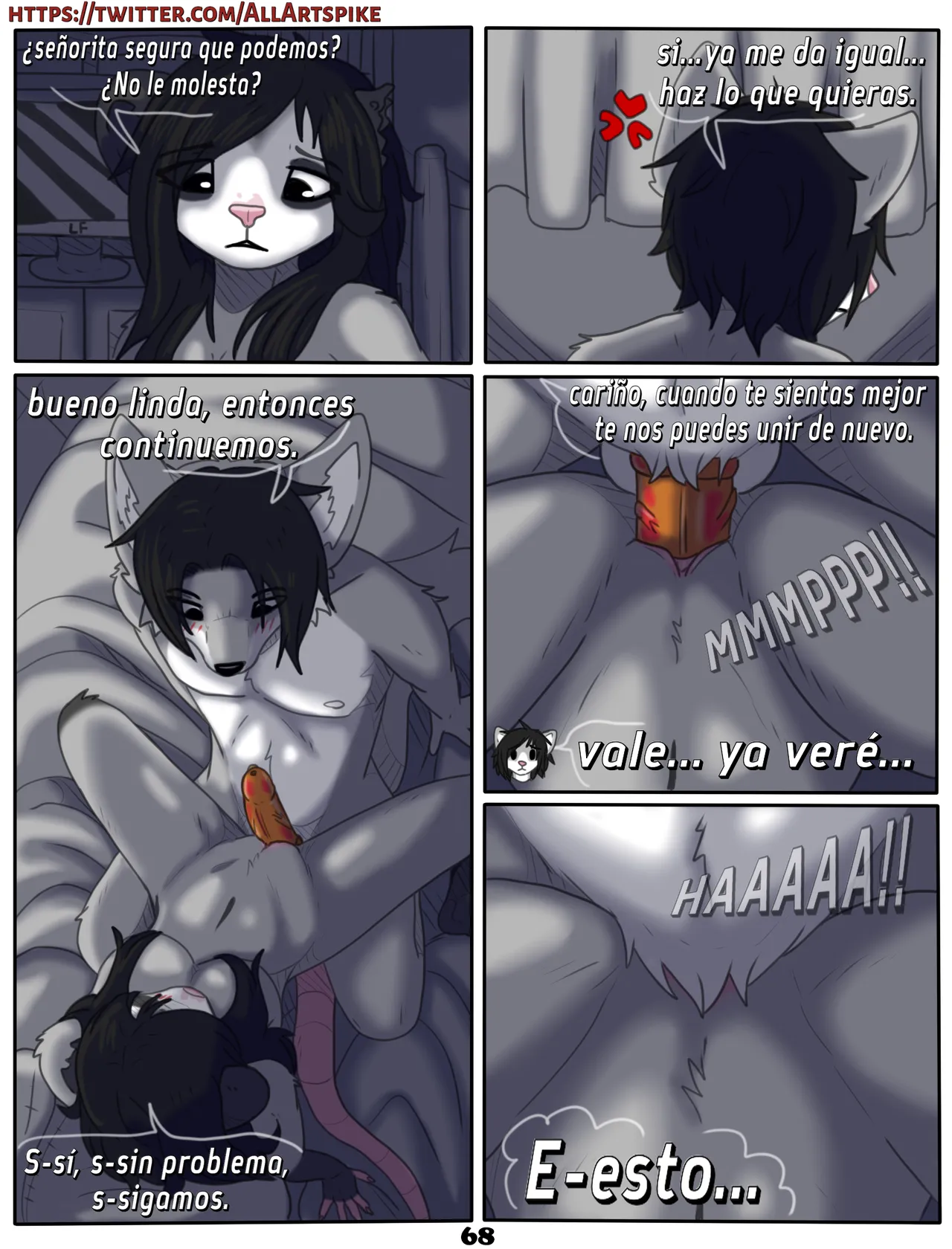[Spikethefurry] FIRST HOME (Comic Porn)