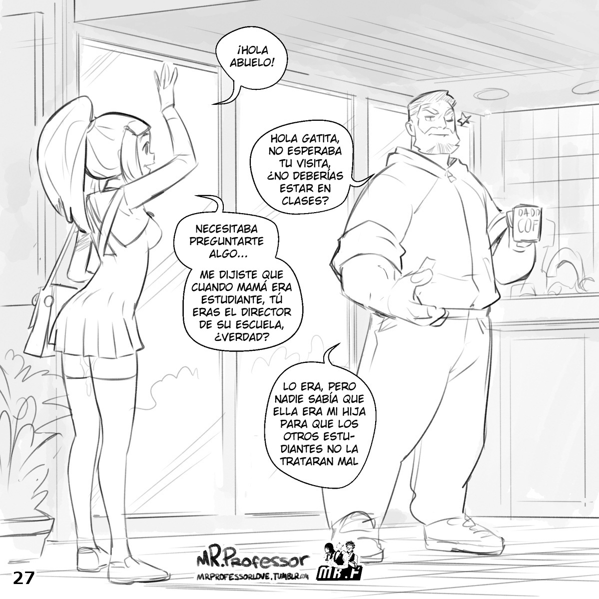 [Mr_Professor] La PANADERIA de MAMÁ (Comic Porn)
