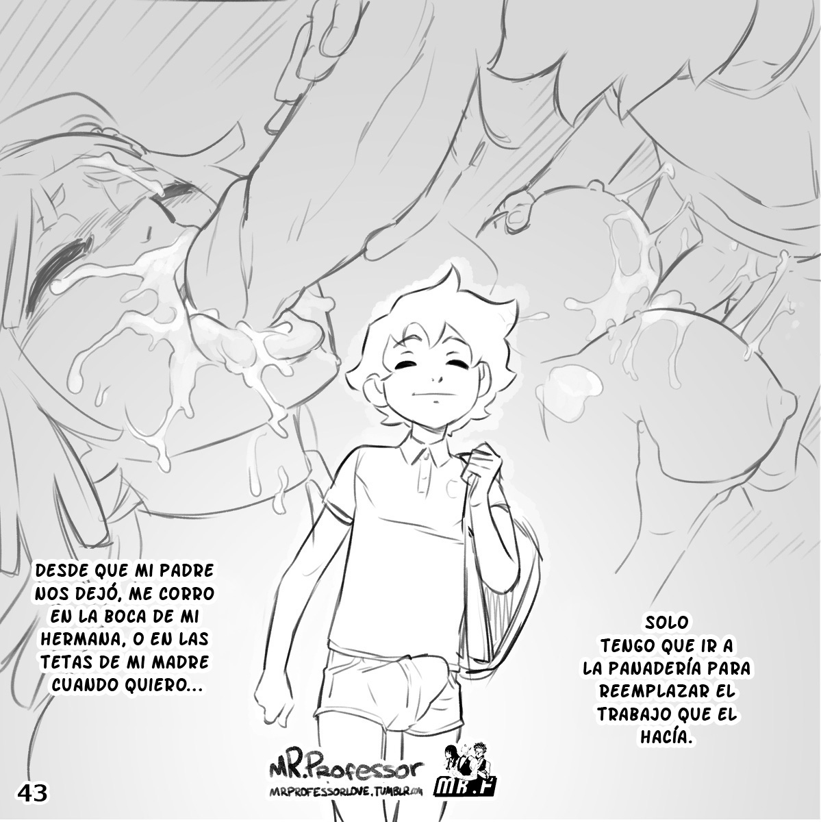 [Mr_Professor] La PANADERIA de MAMÁ (Comic Porn)
