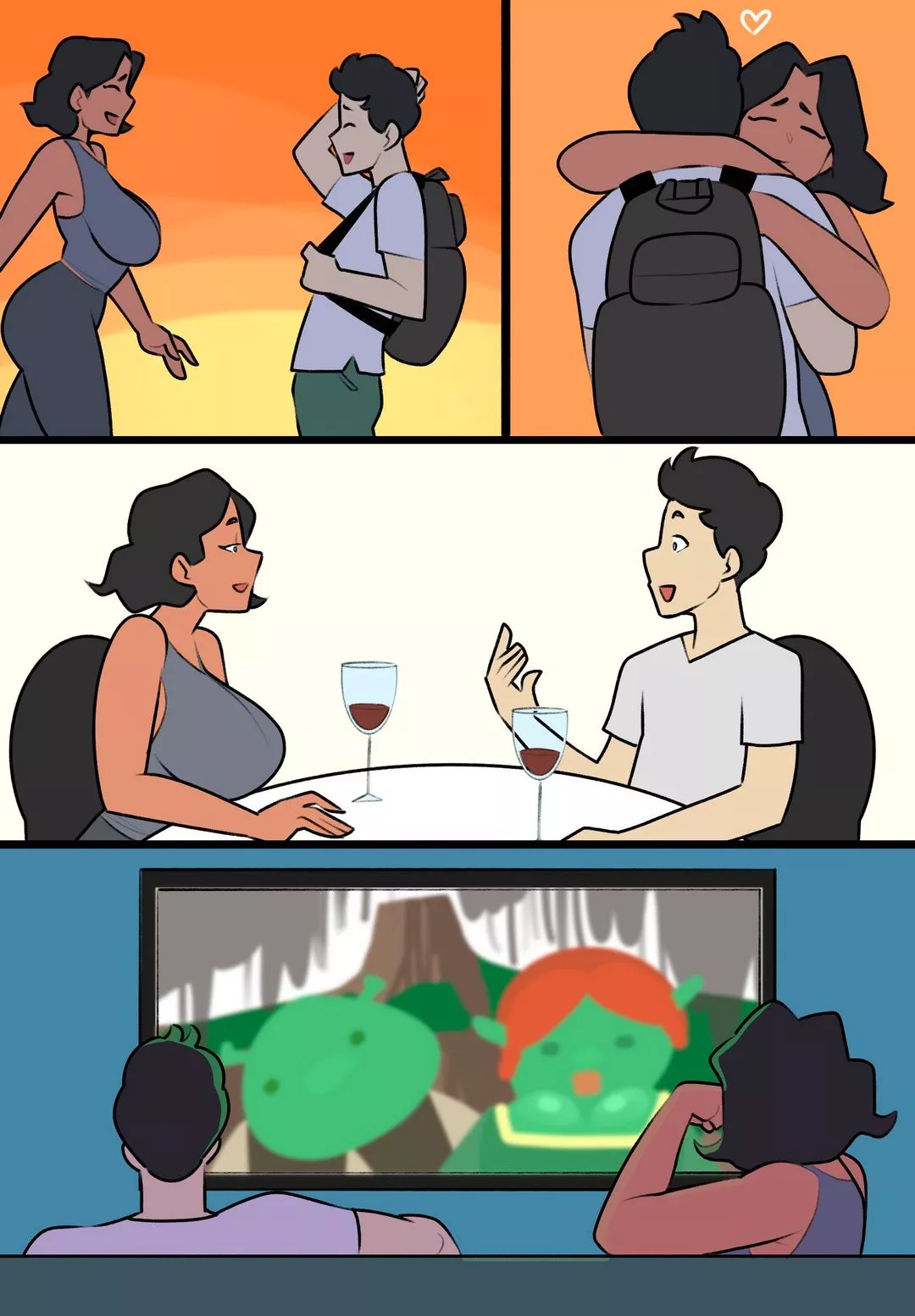 [jopuari] La Tia Divorciada (Comic Porn)