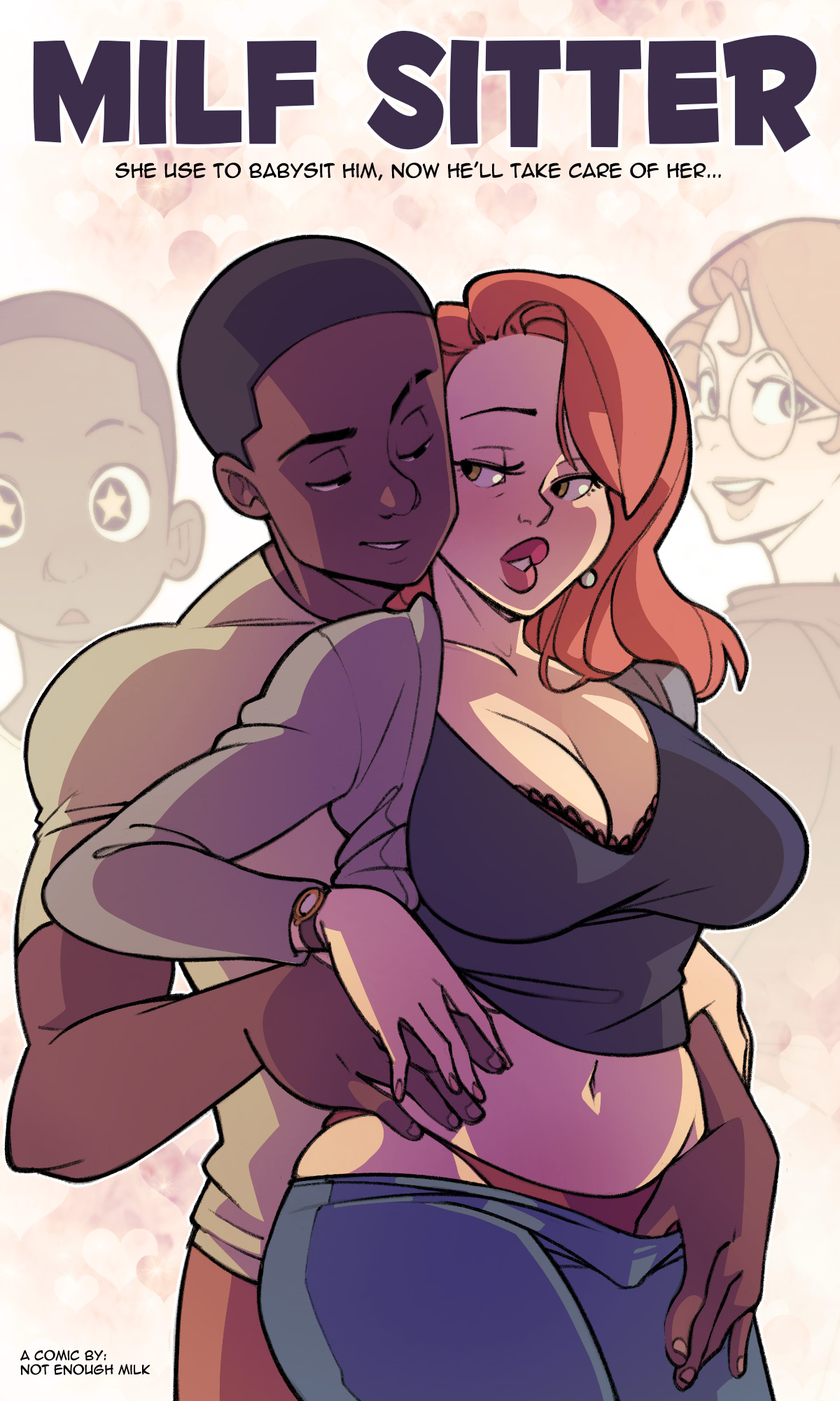 [Not Enough Milk] MILF Sitter (Comic Porn)