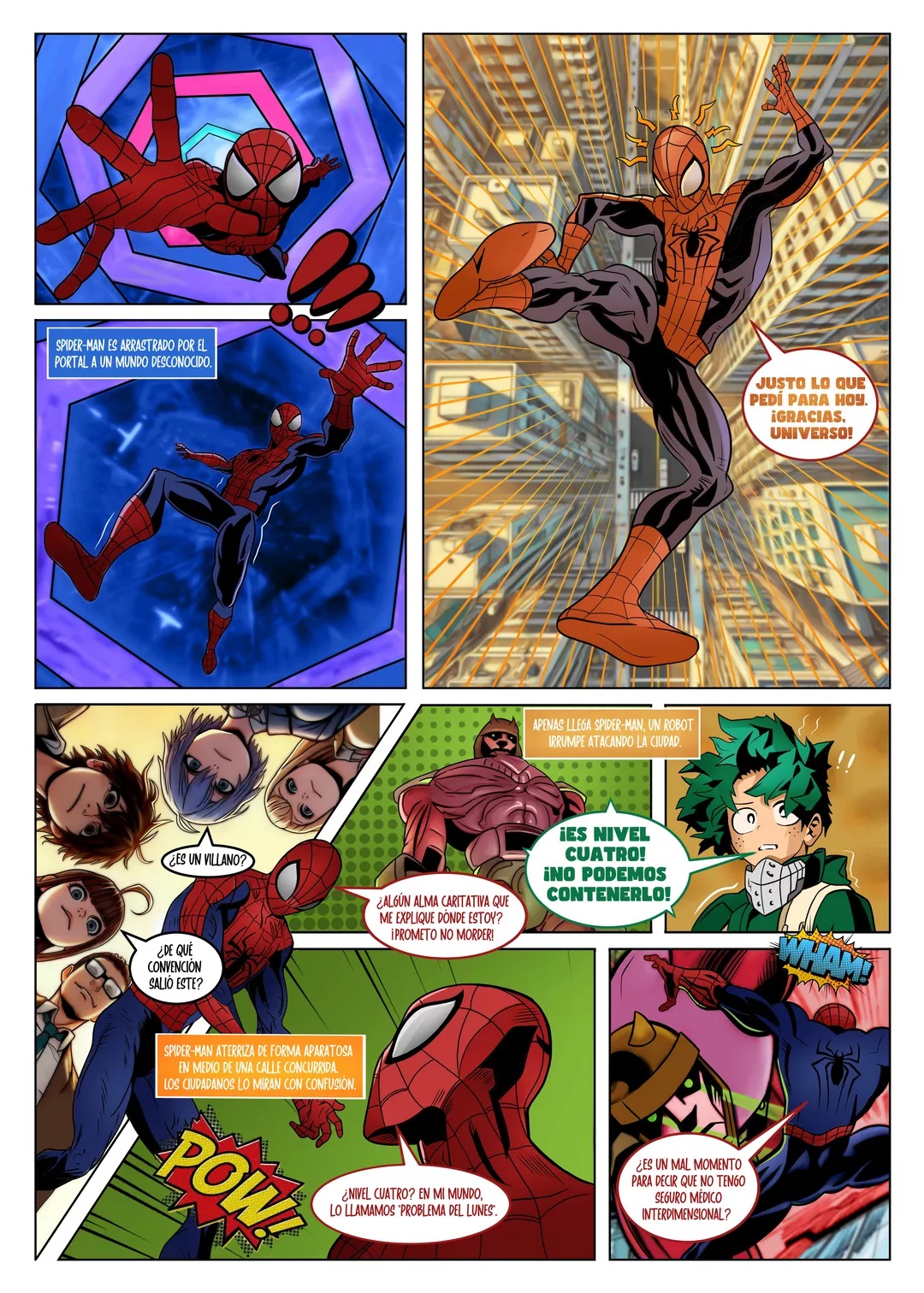 [Onirico] MINA ASHIDO x SPIDERMAN (Comic Porn)