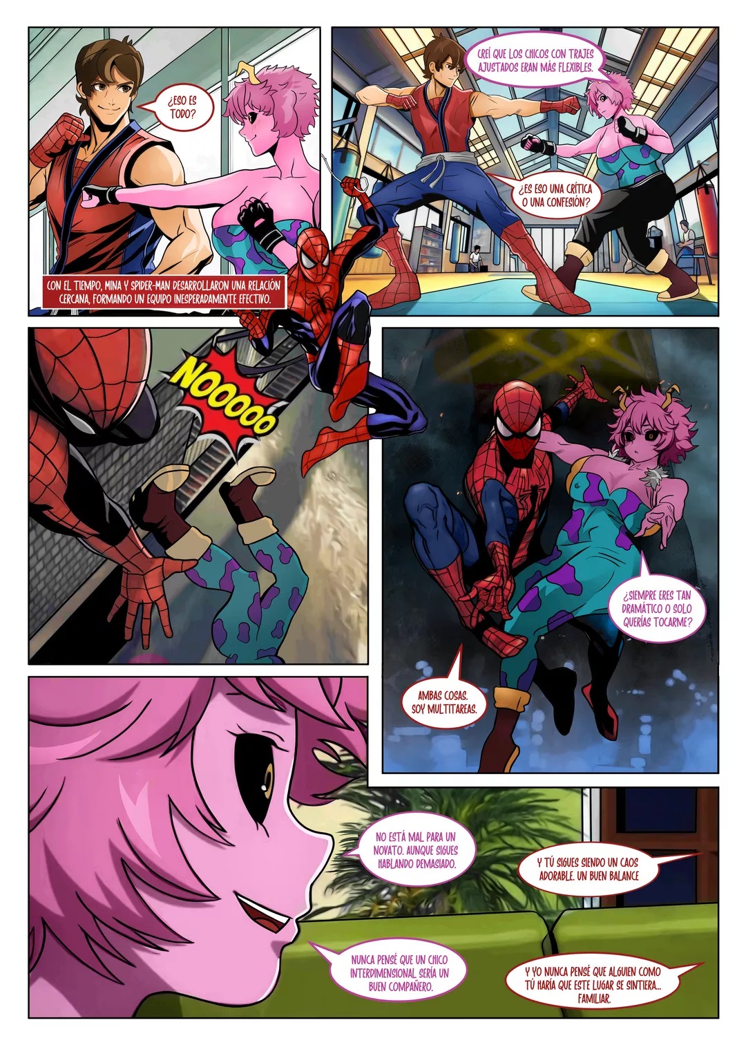 [Onirico] MINA ASHIDO x SPIDERMAN (Comic Porn)