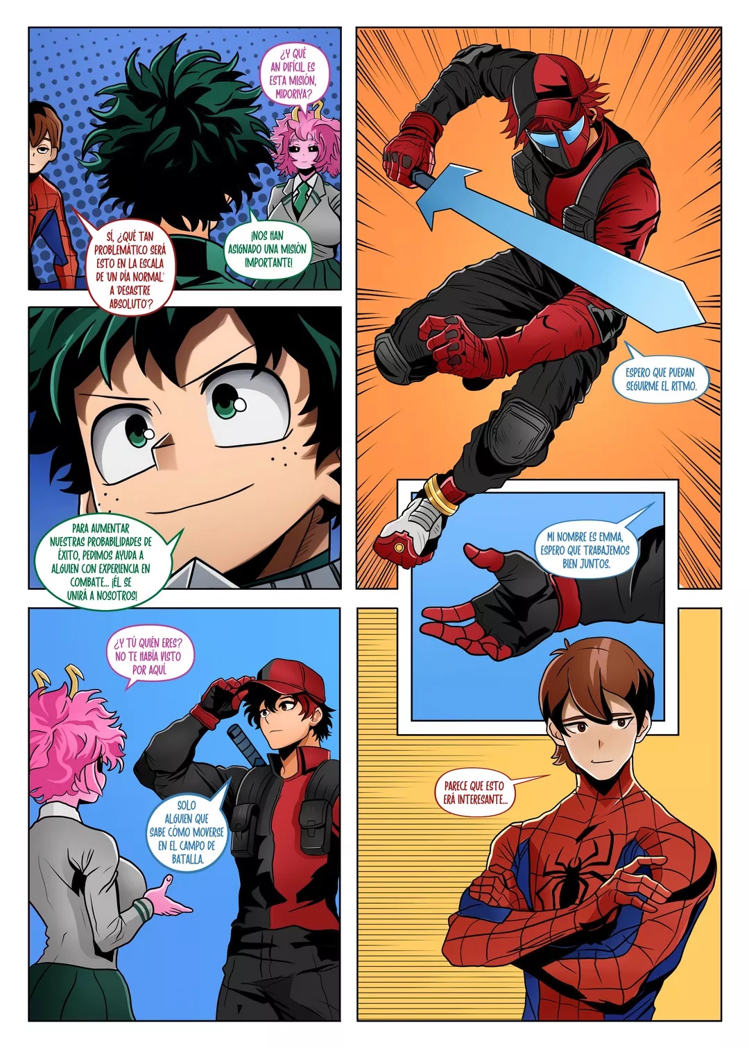 [Onirico] MINA ASHIDO x SPIDERMAN (Comic Porn)