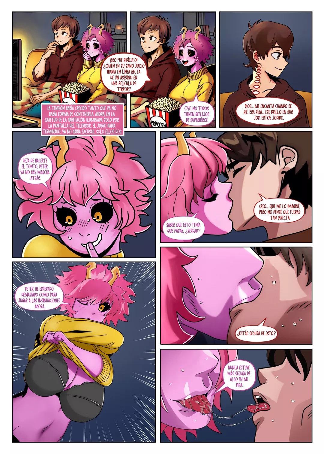 [Onirico] MINA ASHIDO x SPIDERMAN (Comic Porn)