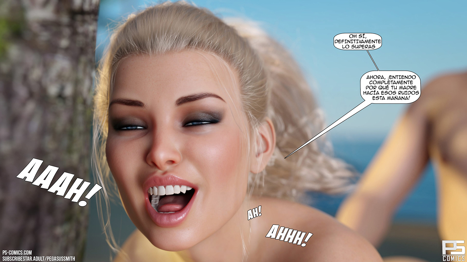 [Pegasus Smith] AU NATUREL – Nudist Resort parte 23 (Comic Porn)