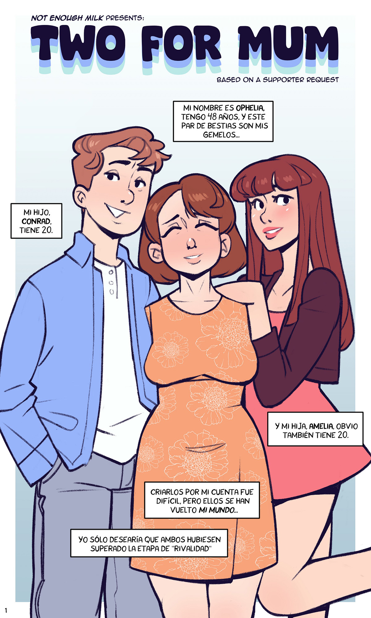 [Not Enough Milk] TWO for MUM (Comic Porn)