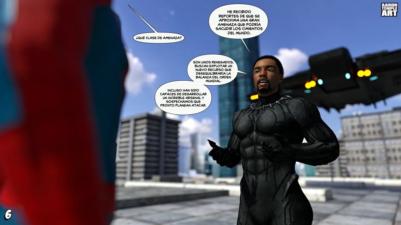 [AaronTempleArt] Lust in WAKANDA (Comic Porn)