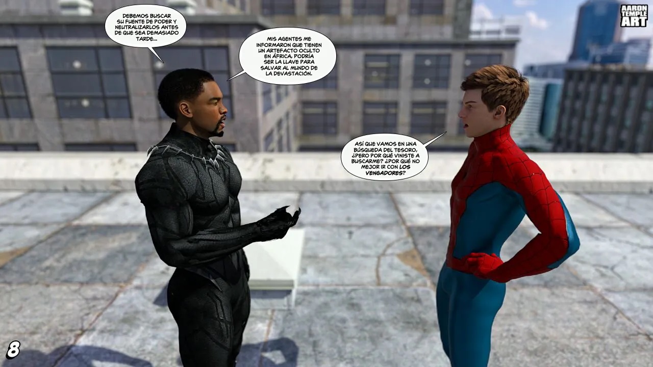 [AaronTempleArt] Lust in WAKANDA (Comic Porn)