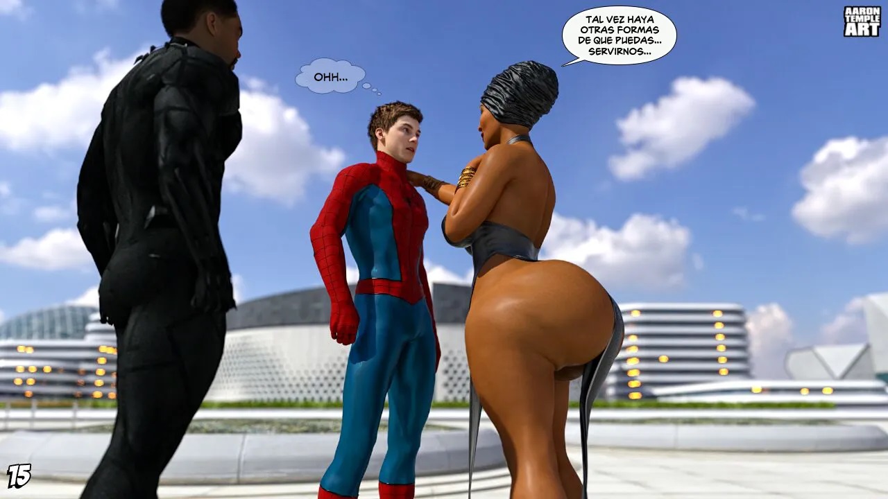 [AaronTempleArt] Lust in WAKANDA (Comic Porn)