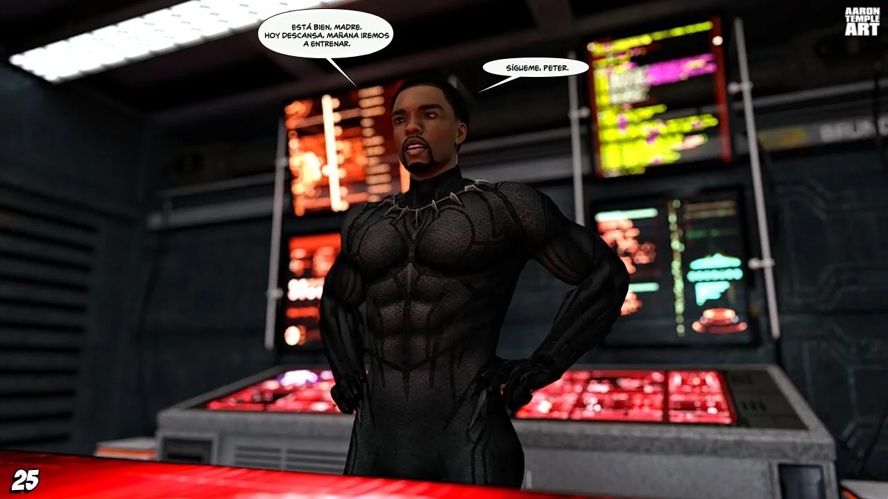 [AaronTempleArt] Lust in WAKANDA (Comic Porn)